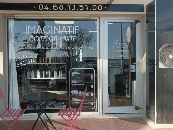 Salon de coiffure cosy à vendre à Canet-en-Roussillon