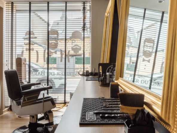 Salon de coiffure 100% masculin à vendre à Saint-Pierre-la-Cour